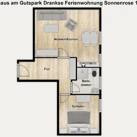 Am Gutspark Drankse Sonnenrose * Dranske