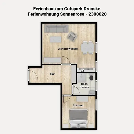 Apartmán Am Gutspark Drankse Sonnenrose Dranske